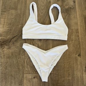 Beach Riot White Bikini